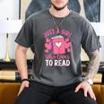 Bookworm Just A Girl Who Loves To Read Men's Comfort Colors T-Shirt Pepper Bookworm Just A Girl Who Loves To Read Men's Comfort Colors T-Shirt Pepper
