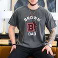 Brown University Bears Arched Dad Men's Comfort Colors T-Shirt Pepper Brown University Bears Arched Dad Men's Comfort Colors T-Shirt Pepper
