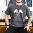 Bunny Dad Of The Birthday Princess Matching Family Men's Comfort Colors T-Shirt Pepper