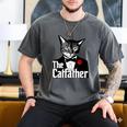 The Cat Father Cool Cat Dad Cat Lovers Men's Comfort Colors T-Shirt Pepper The Cat Father Cool Cat Dad Cat Lovers Men's Comfort Colors T-Shirt Pepper