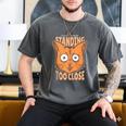 Cat Lover Antisocial Too Close Introvert People Hater Men's Comfort Colors T-Shirt Pepper Cat Lover Antisocial Too Close Introvert People Hater Men's Comfort Colors T-Shirt Pepper