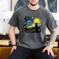 Cat Starry Night Van Gogh Cat For Cat Lover Cat Mom Cat Dad Men's Comfort Colors T-Shirt Pepper Cat Starry Night Van Gogh Cat For Cat Lover Cat Mom Cat Dad Men's Comfort Colors T-Shirt Pepper