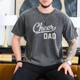 Cheer Dad Proud Cheerleading Dad Small Men's Comfort Colors T-Shirt Pepper
