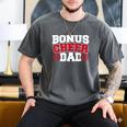 Cheer Stepdad Bonus Cheer Dad Red Men's Comfort Colors T-Shirt Pepper