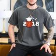 Class Of 2018 Basketball Senior Graduation Shirt Grad Men's Comfort Colors T-Shirt Pepper