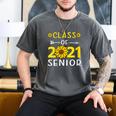 Class Of 2021 Senior Graduation Sunflower Men's Comfort Colors T-Shirt Pepper