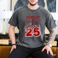 Class Of 2025 Senior 2025 Graduation Red Raglan Baseball Tee Men's Comfort Colors T-Shirt Pepper