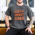 Class Of 2025 Senior Orange And Student Graduation Men's Comfort Colors T-Shirt Pepper
