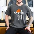 Class Of 2026 Basketball Senior 26 Player Team Graduation Men's Comfort Colors T-Shirt Pepper