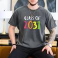 Class Of 2031 Kindergarten Graduation Back To School T-Shirt Men's Comfort Colors T-Shirt Pepper