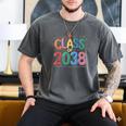 Class Of 2038 Pre K Graduate Preschool Graduation Men's Comfort Colors T-Shirt Pepper