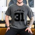 Class Of 31 Date High School Kindergarten Graduation Shirt Men's Comfort Colors T-Shirt Pepper