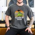 Class Of Dinosaur Apparel 2024 Graduation Graduate Dino Boy Men's Comfort Colors T-Shirt Pepper