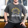 College Masters Degree Graduation Three Degrees Hotter Men's Comfort Colors T-Shirt Pepper