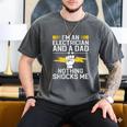 Cool Electrician For Men Dad Professional Electrician Men's Comfort Colors T-Shirt Pepper