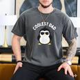 The Coolest Dad Cool Penguin By Dangerous Dad Men's Comfort Colors T-Shirt Pepper The Coolest Dad Cool Penguin By Dangerous Dad Men's Comfort Colors T-Shirt Pepper