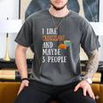 I Like Croissant And Maybe 3 People Baking Introvert Foodie Men's Comfort Colors T-Shirt Pepper I Like Croissant And Maybe 3 People Baking Introvert Foodie Men's Comfort Colors T-Shirt Pepper