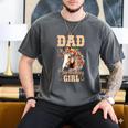 Cute Dad Of The Birthday Girl Horse Family Party Men's Comfort Colors T-Shirt Pepper