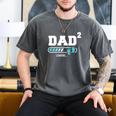 Dad 2 Second Time Dad Dad Of Two Men's Comfort Colors T-Shirt Pepper