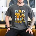 Dad Of The Bee-Day Girl Bee Birthday Party Men's Comfort Colors T-Shirt Pepper