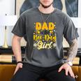 Dad Of The Bee Day Girl Flower Birthday Family Matching Men's Comfort Colors T-Shirt Pepper