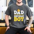 Dad Of The Birthday Boy Construction Birthday Party Hat Men Men's Comfort Colors T-Shirt Pepper