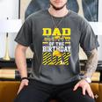 Dad Of The Birthday Boy Construction Truck Men's Comfort Colors T-Shirt Pepper