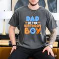 Dad Of The Birthday Boy Dog Lover Family Matching Men's Comfort Colors T-Shirt Pepper