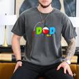 Dad Of The Birthday Boy Birthday Fishing Family Men's Comfort Colors T-Shirt Pepper