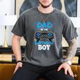 Dad Of The Birthday Boy Matching Video Gamer Birthday Party Men's Comfort Colors T-Shirt Pepper