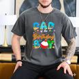 Dad Of The Birthday Boy Ofishally One Family Matching Party Men's Comfort Colors T-Shirt Pepper