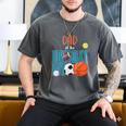 Dad Of The Birthday Boy Sports Matching Family Men's Comfort Colors T-Shirt Pepper