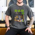 Dad Of The Birthday Boy Wild Zoo Theme Safari Party Men's Comfort Colors T-Shirt Pepper