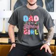 Dad Of The Birthday Girl Family Summer Beach Birthday Party Men's Comfort Colors T-Shirt Pepper