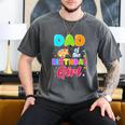 Dad Of The Birthday Girl Painting Art Birthday Girl Family Men's Comfort Colors T-Shirt Pepper