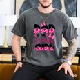 Dad Of The Birthday Girl Pink Family Birthday Girls Party Men's Comfort Colors T-Shirt Pepper