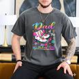 Dad Of The Birthday Girl Rolling Skate Family Matching Men's Comfort Colors T-Shirt Pepper