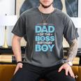 Dad Of The Boss Birthday Party Outfit Like A Boss Daddy Men's Comfort Colors T-Shirt Pepper