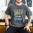 Dad Daddy Jump Squad Birthday Boy Trampoline Jumper Bday Men's Comfort Colors T-Shirt Pepper