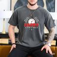 Dad Daddy Pit Crew Race Car Birthday Racing Party Men's Comfort Colors T-Shirt Pepper