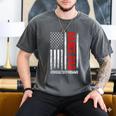 Dad Dance She Get It From Me Proud Dancer Dad USA Flag Men Men's Comfort Colors T-Shirt Pepper