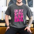 In My Dad Era Girl Groovy Retro Papa Fathers Day Men's Comfort Colors T-Shirt Pepper