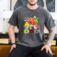 Dad Farm Animal Birthday Family Matching Party Men's Comfort Colors T-Shirt Pepper
