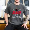 Dad Of The Fast One 1st Birthday Racing Car Family Men's Comfort Colors T-Shirt Pepper