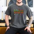 Dad And Mom Of The Birthday Boy Pixel Game Matching Family Men's Comfort Colors T-Shirt Pepper