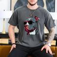 Dad Mom Cool Dog Sunglasses Pitbull Men's Comfort Colors T-Shirt Pepper