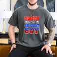 Dad And Mom Mommy Birthday Boy Spider Family Matching Men's Comfort Colors T-Shirt Pepper