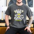 Dad Needs A Beer Button Up Shirts Beer Drinking Lover Men's Comfort Colors T-Shirt Pepper