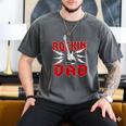 Dad Rockin One Birthday Family Matching Rock Guitar Men's Comfort Colors T-Shirt Pepper Dad Rockin One Birthday Family Matching Rock Guitar Men's Comfort Colors T-Shirt Pepper