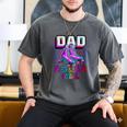 Dad Of Roller Girl Roller Skating Birthday Matching Family Men's Comfort Colors T-Shirt Pepper Dad Of Roller Girl Roller Skating Birthday Matching Family Men's Comfort Colors T-Shirt Pepper